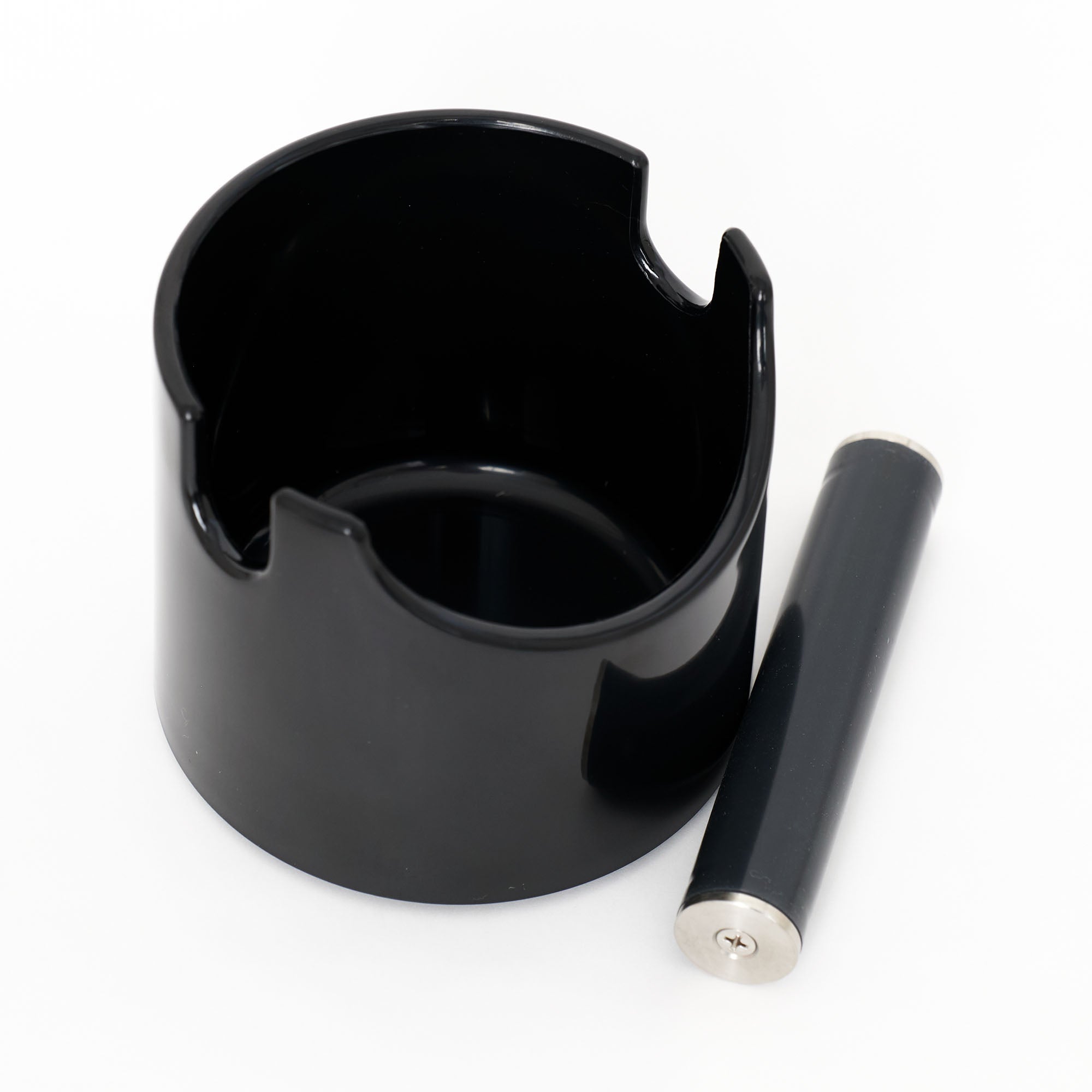 JoeFrex Knock Box in Schwarz zum Ausklopfen von Espresso Kaffeepuck