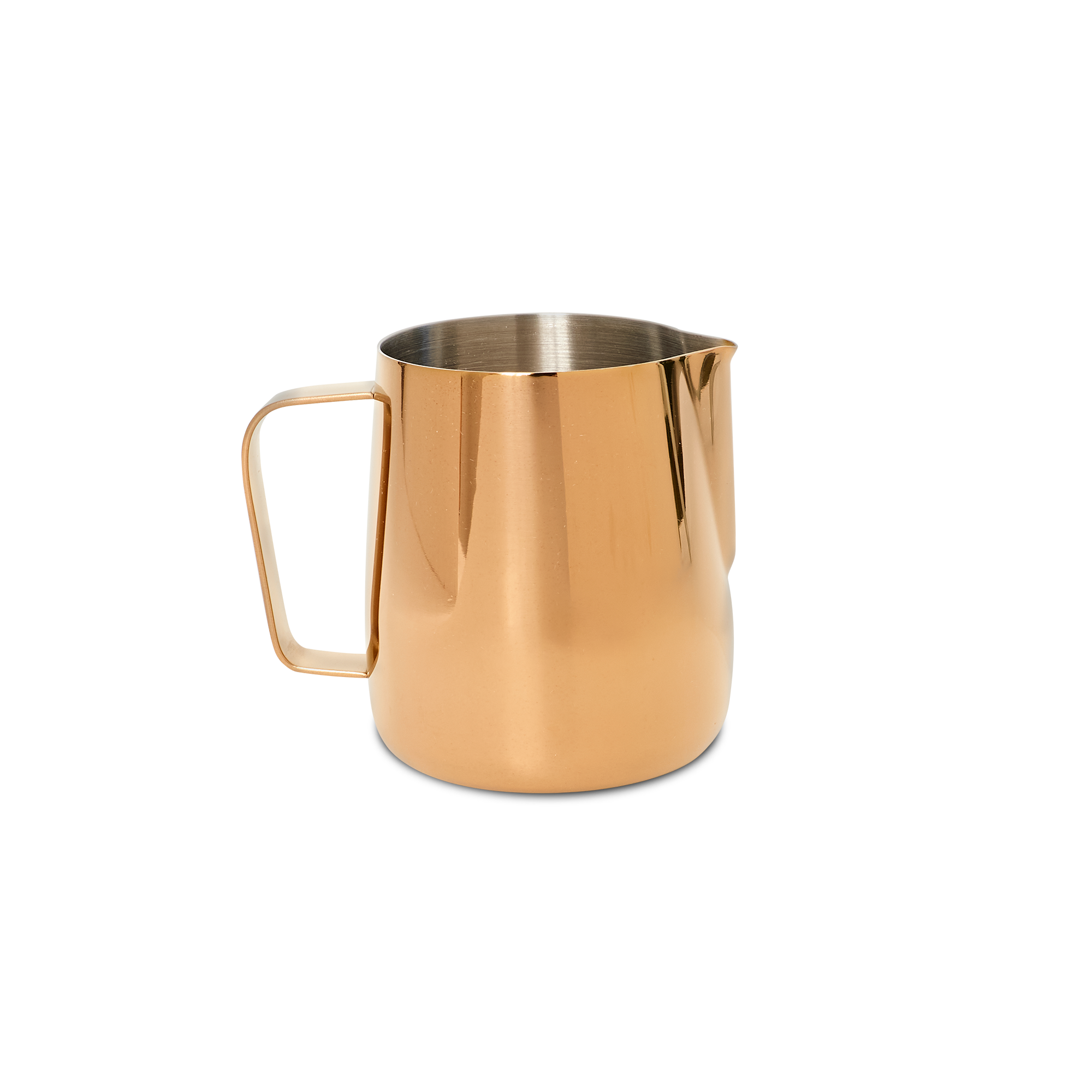 Barista & Co Milchkännchen Gold – professioneller Milchaufschäumer für Latte Art und Cappuccino