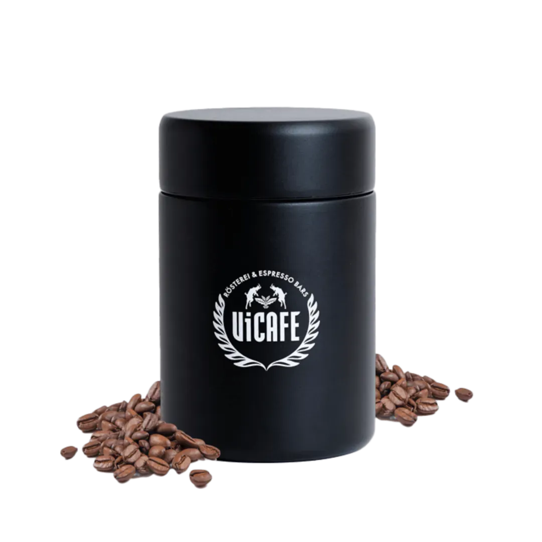 ViCAFE Kaffeebehälter von MiiR – schwarze Vorratsdose für frisch geröstete Bohnen