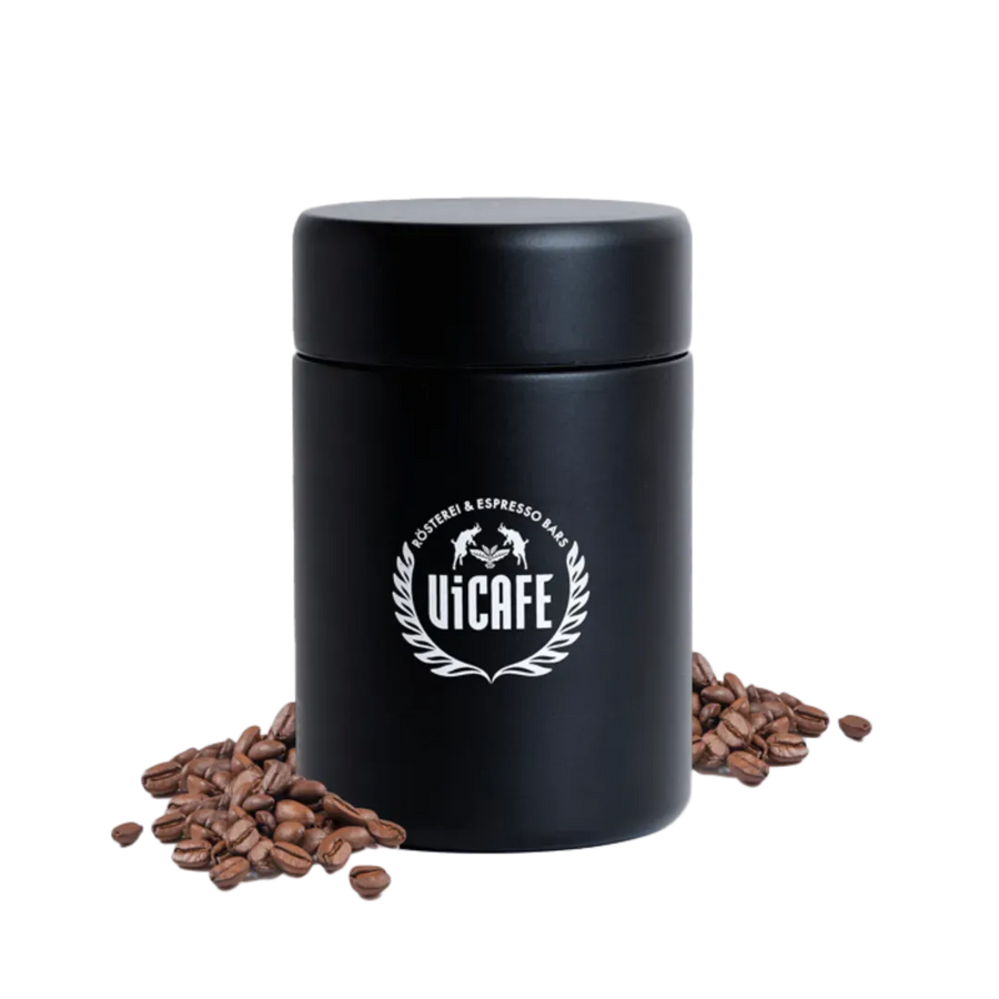 ViCAFE Kaffeebehälter von MiiR – schwarze Vorratsdose für frisch geröstete Bohnen