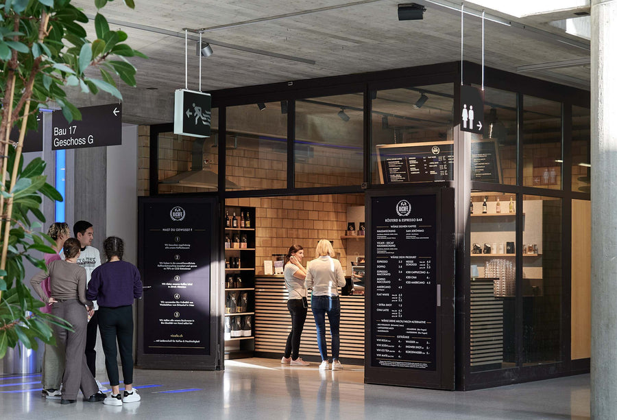 ViCAFE Irchel Campus Spezialitäten-Kaffeerösterei & Espresso Bars in Zürich – Specialty Coffee für Studierende und Mitarbeitende der Universität