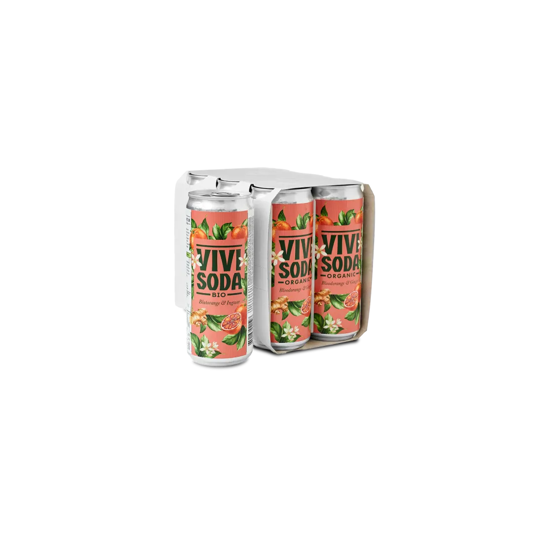Vivi Soda Organic Blood Orange & Ginger