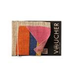 ViCAFE Latte Art Kurs Gutschein farbiges Design auf Jutesack-Material mit ViCAFE Logo