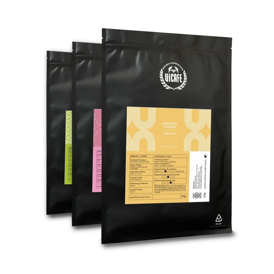 ViCAFE Coffee Discovery Subscription – Specialty Coffee Abo mit wechselnden Raritäten, alle zwei Monate frisch in Zürich geröstet und geliefert.