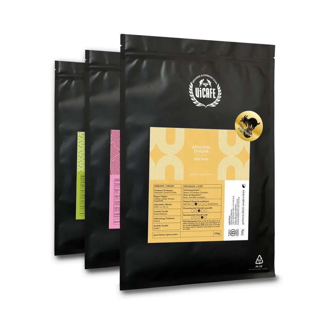 ViCAFE Coffee Discovery Subscription – Specialty Coffee Abo mit wechselnden Raritäten, alle zwei Monate frisch in Zürich geröstet und geliefert.