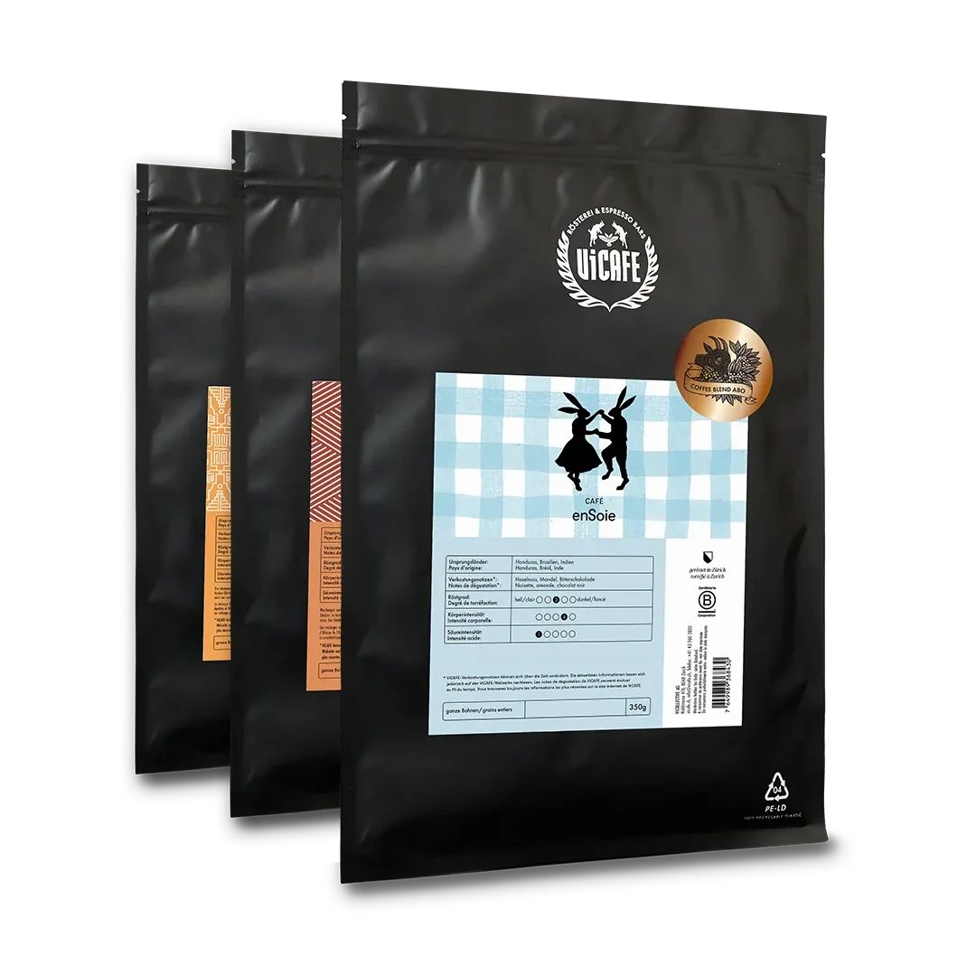 ViCAFE Blend Coffee Subscription – Kaffee Abo mit frisch gerösteten Kaffeemischungen aus Zürich, bequem nach Hause geliefert