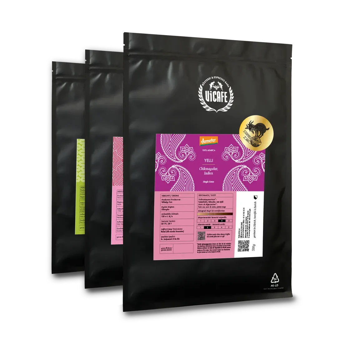 ViCAFE Coffee Discovery Subscription – Specialty Coffee Abo mit wechselnden Raritäten, alle zwei Monate frisch in Zürich geröstet und geliefert.