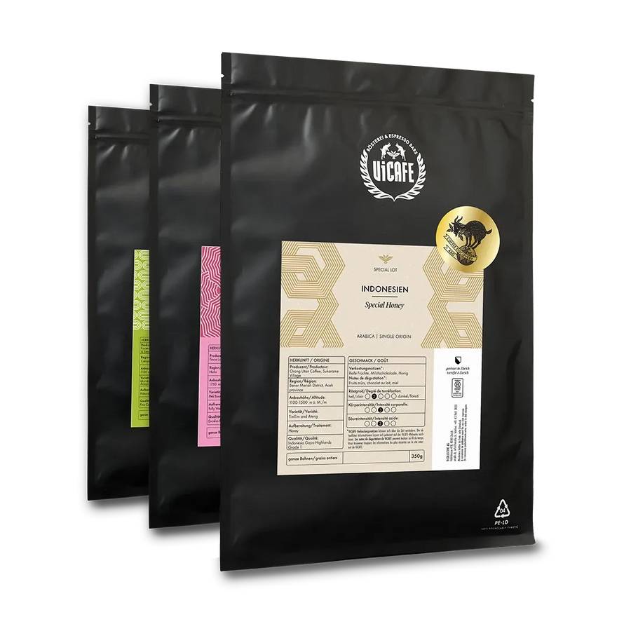 ViCAFE Coffee Discovery Subscription – Specialty Coffee Abo mit wechselnden Raritäten, alle zwei Monate frisch in Zürich geröstet und geliefert.