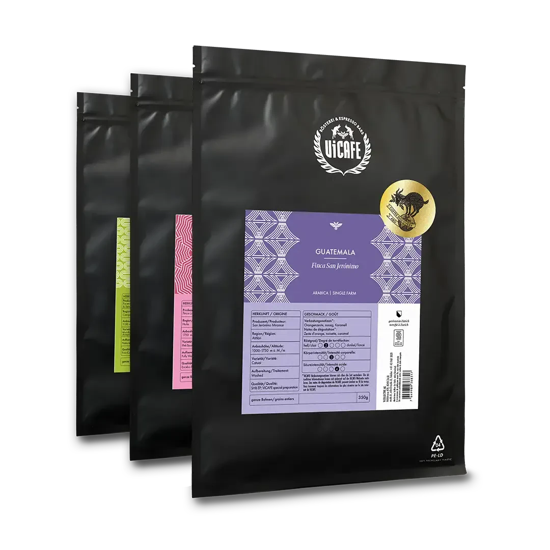 ViCAFE Coffee Discovery Subscription – Specialty Coffee Abo mit wechselnden Raritäten, alle zwei Monate frisch in Zürich geröstet und geliefert.