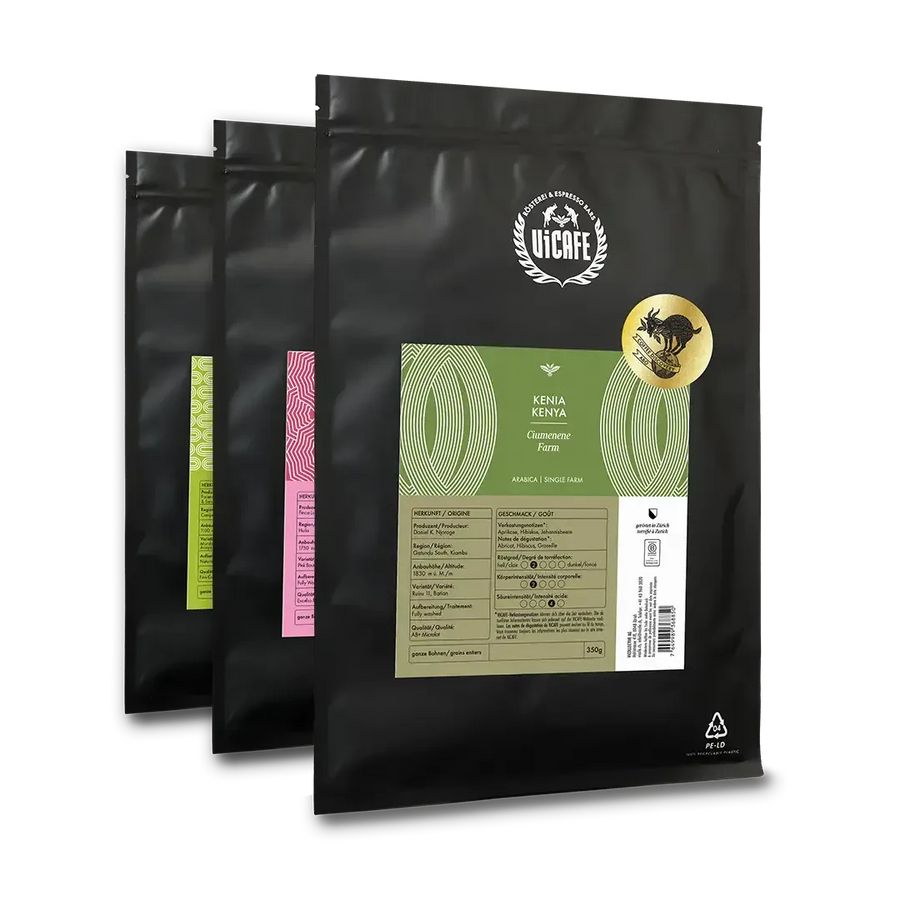 ViCAFE Coffee Discovery Subscription – Specialty Coffee Abo mit wechselnden Raritäten, alle zwei Monate frisch in Zürich geröstet und geliefert.