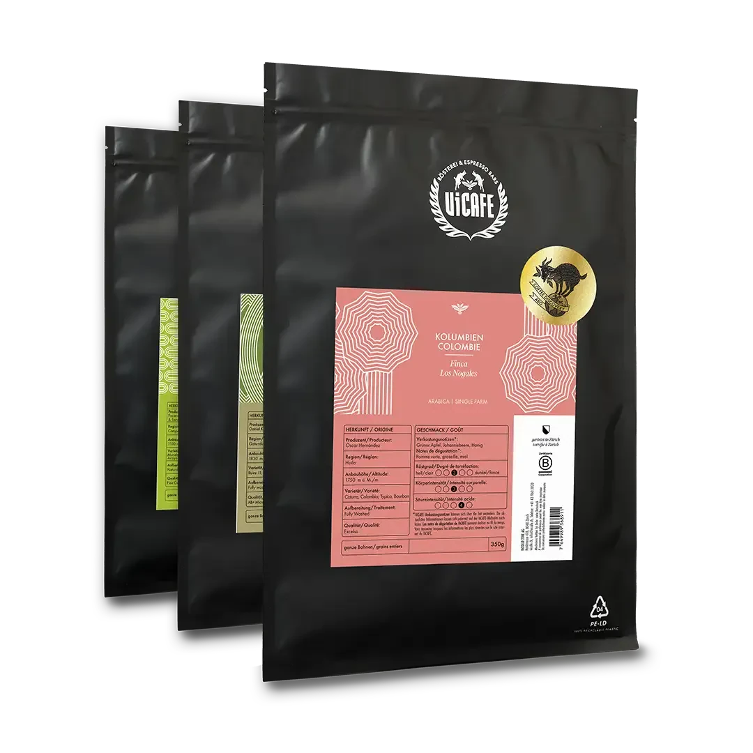 ViCAFE Coffee Discovery Subscription – Specialty Coffee Abo mit wechselnden Raritäten, alle zwei Monate frisch in Zürich geröstet und geliefert.