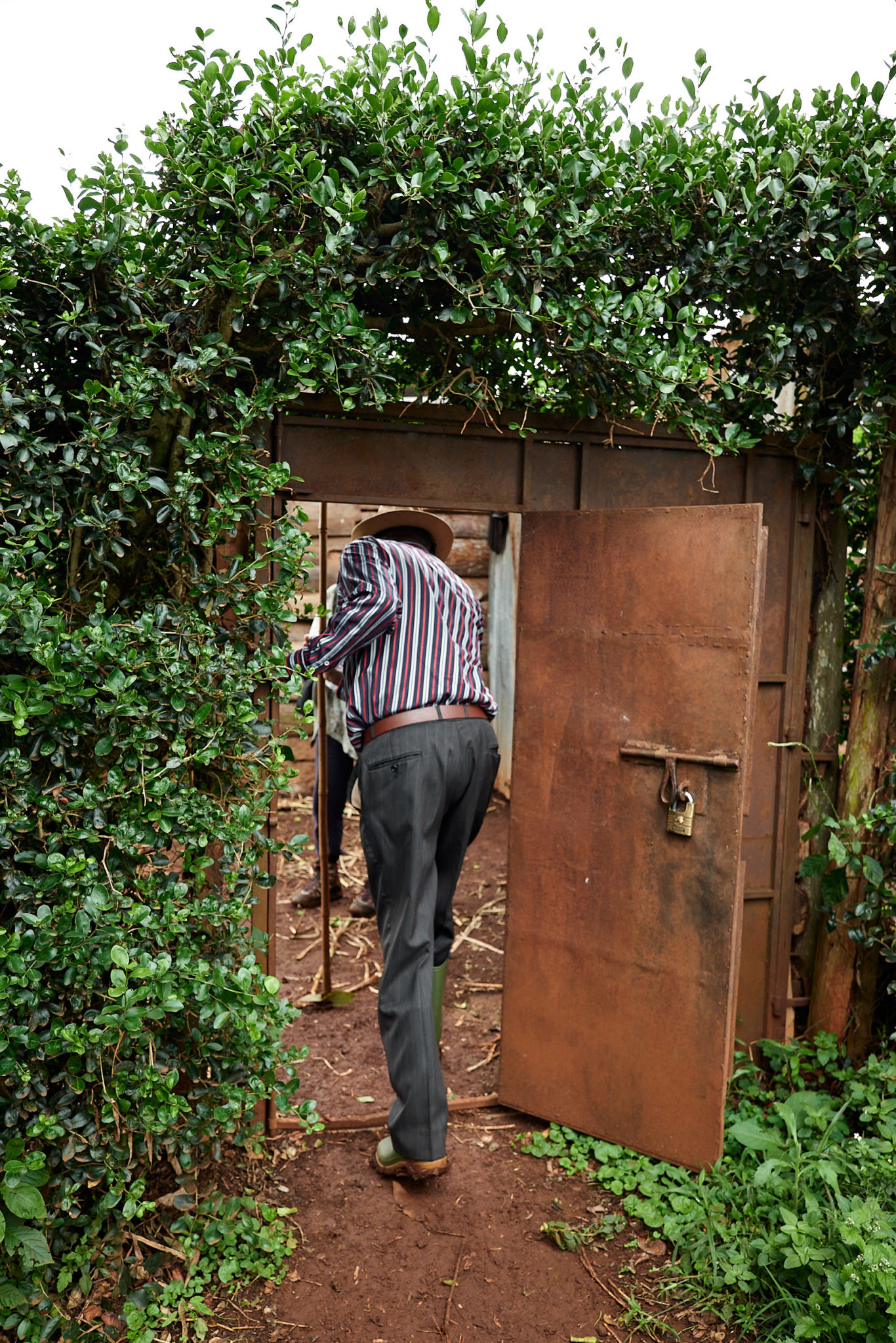 Kenya 2021: Entry Door of Gichuka Estate